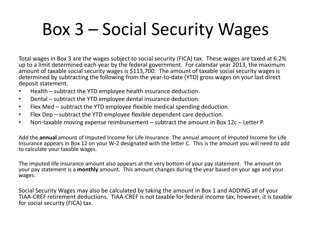 box 3 social security wages