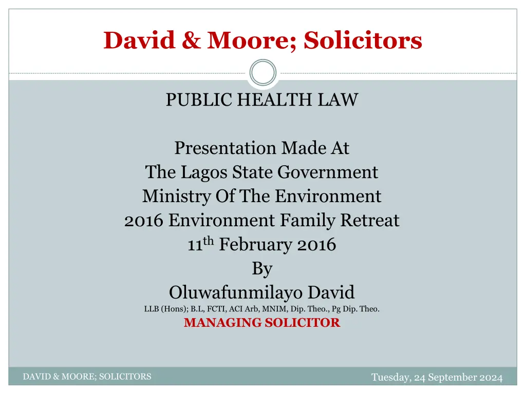 david moore solicitors