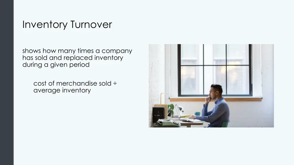 inventory turnover