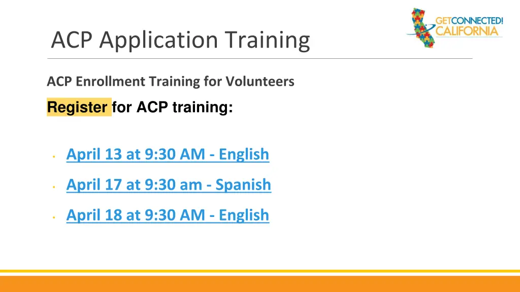 acp application training