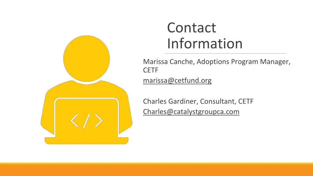 contact information