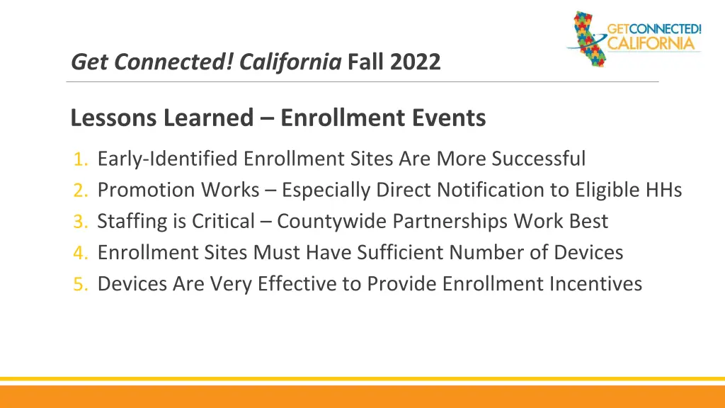 get connected california fall 2022