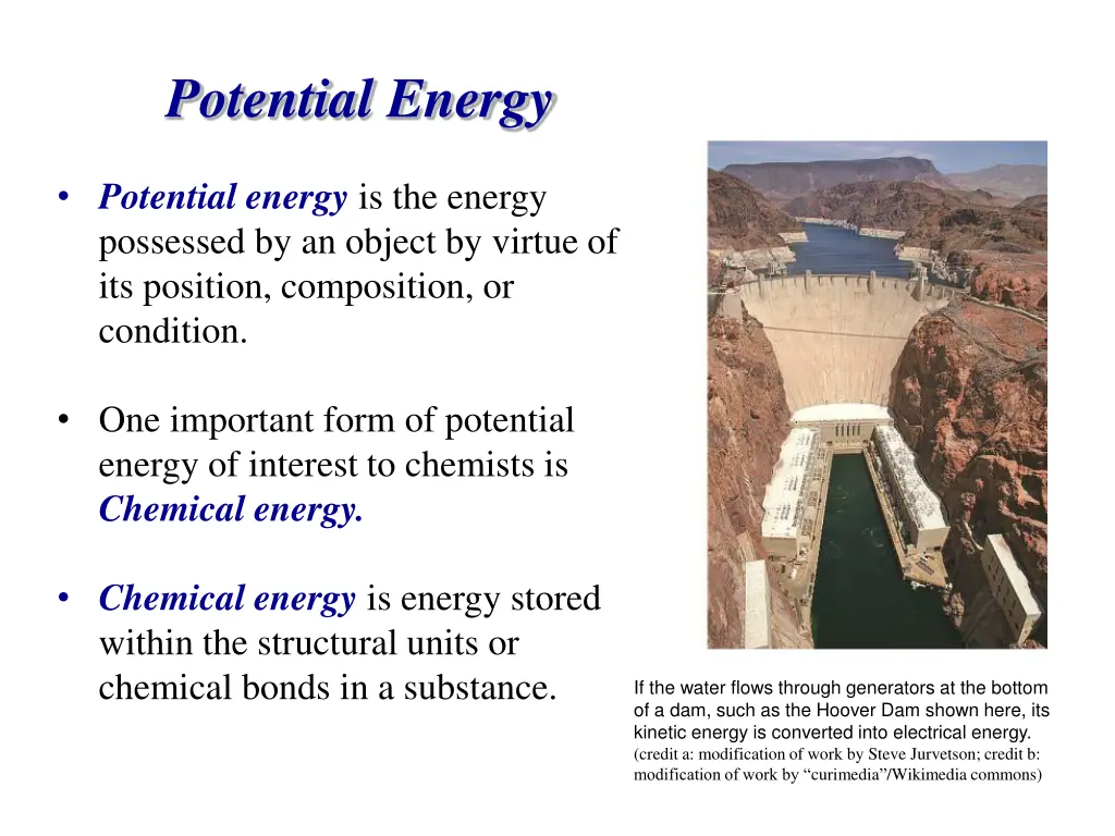 potential energy