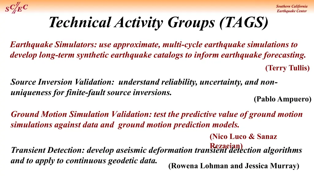 southern california earthquake center 14