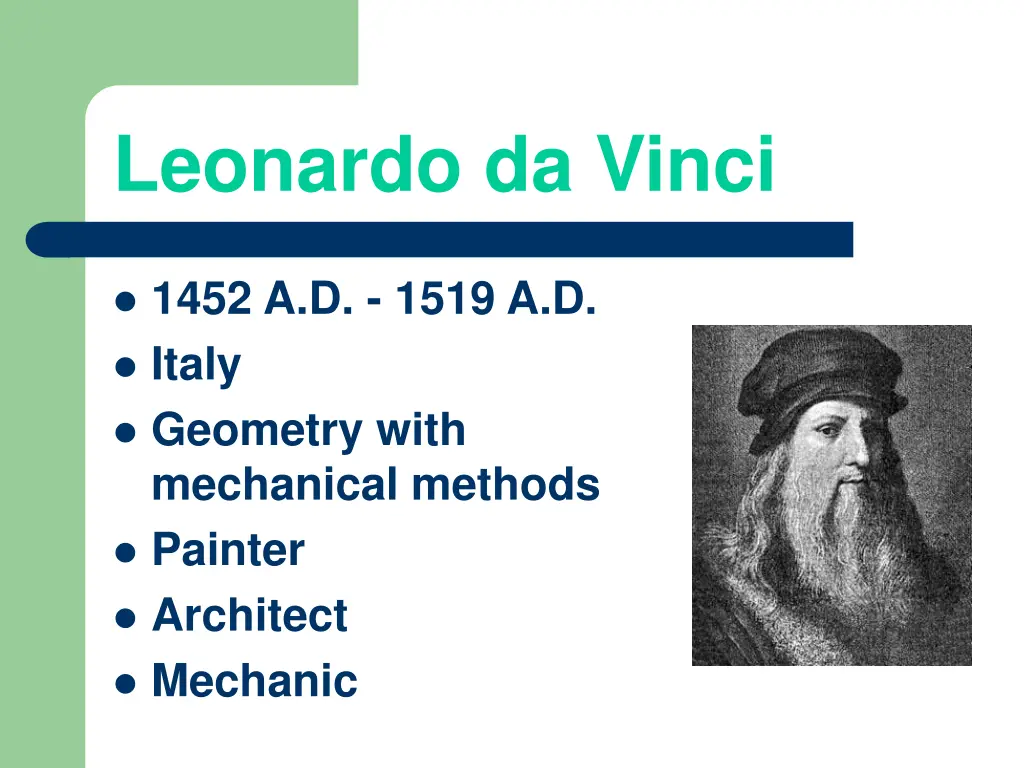 leonardo da vinci