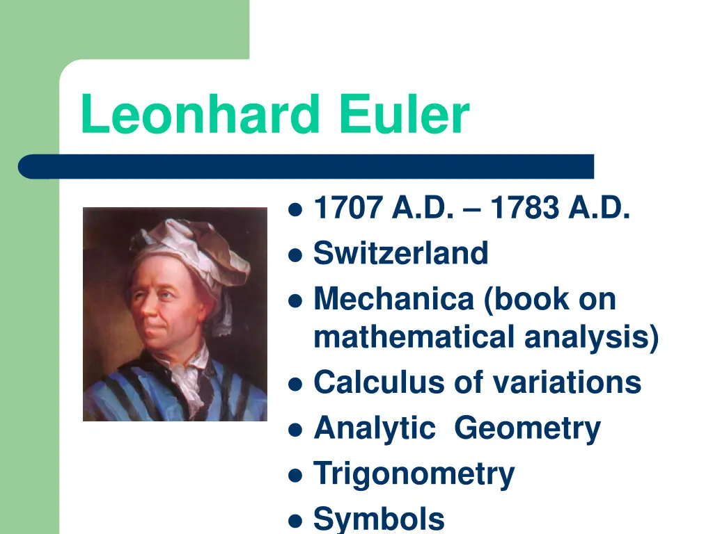 leonhard euler