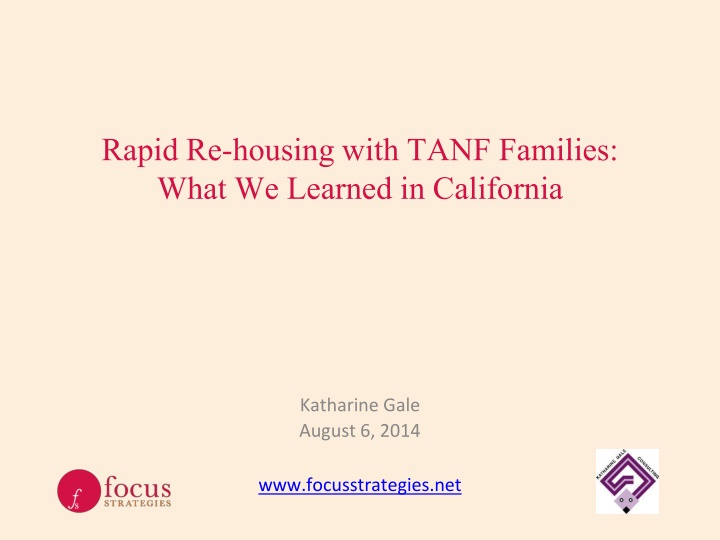 rapid re housing with tanf families what