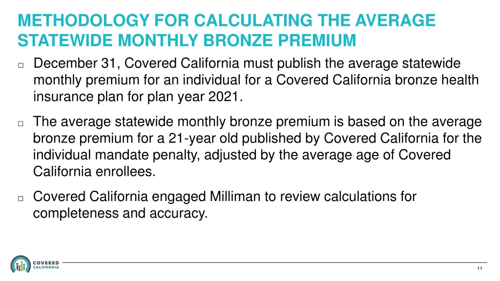 methodology for calculating the average statewide