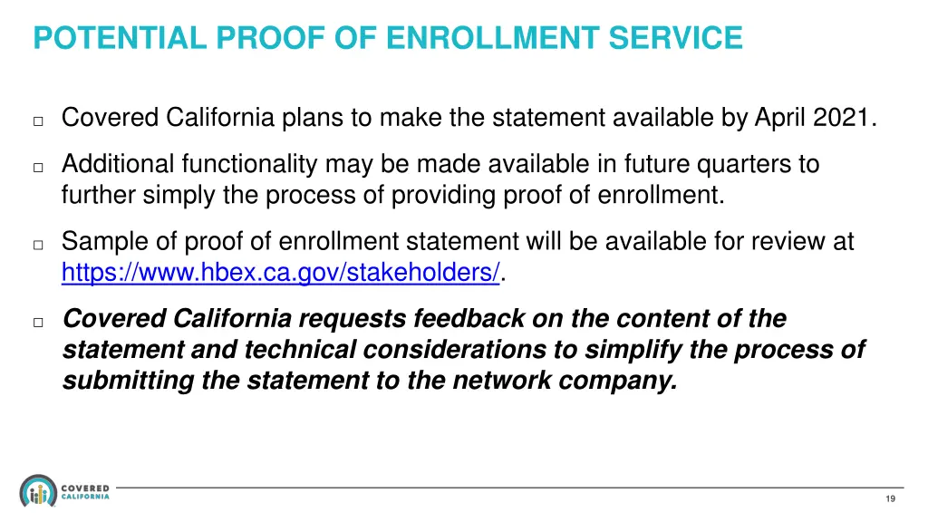 potential proof of enrollment service 1