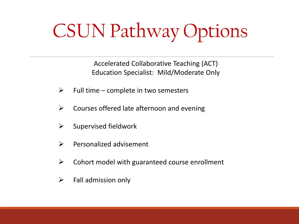 csun pathway options 2