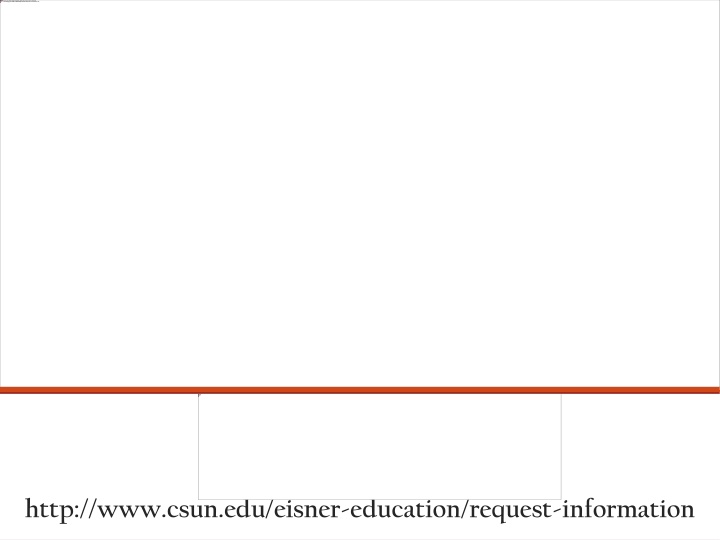 http www csun edu eisner education request