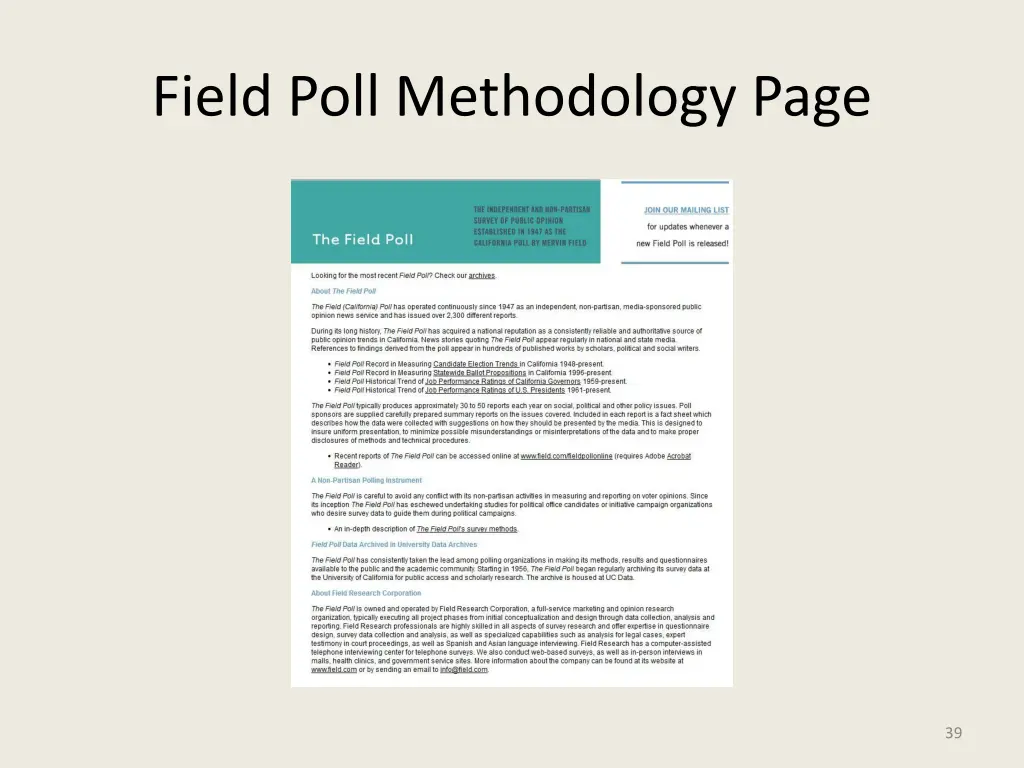 field poll methodology page