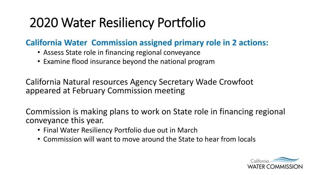 2020 water resiliency portfolio 2020 water 3