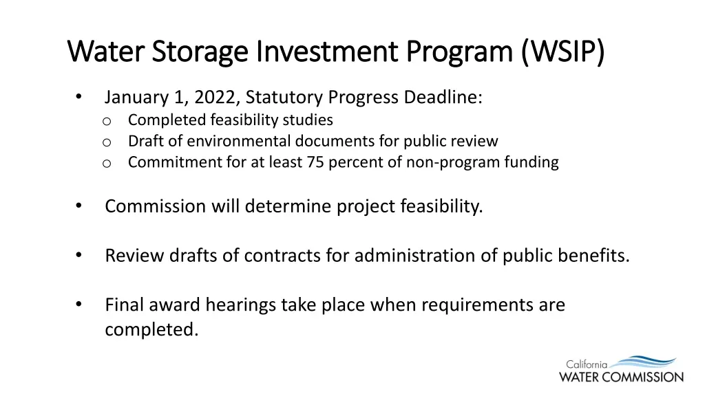 water storage investment program wsip water 4