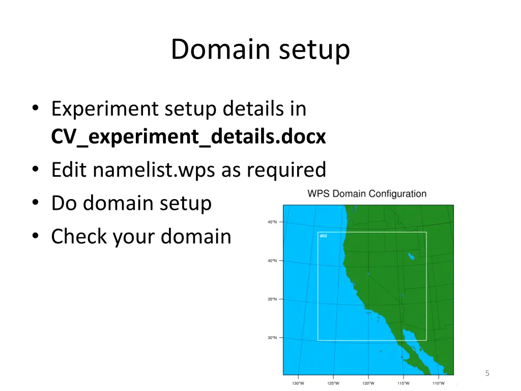 domain setup