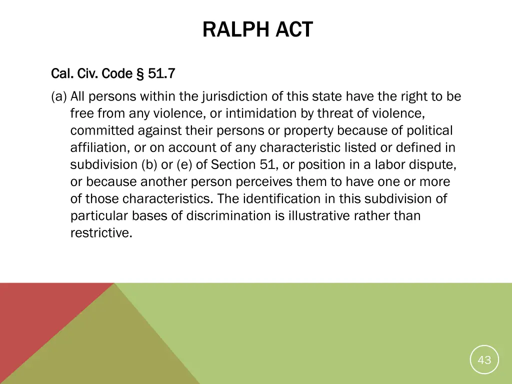 ralph act