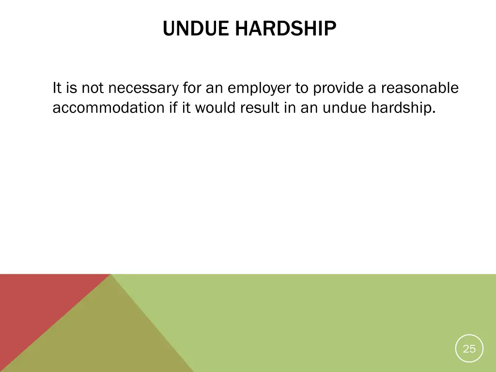 undue hardship