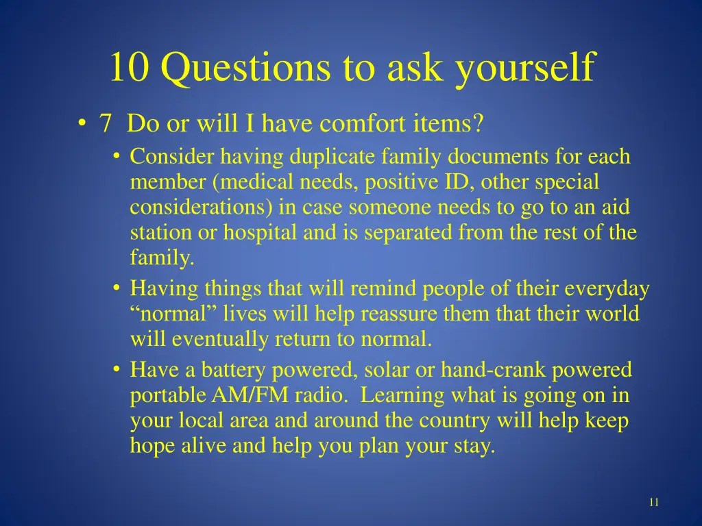 10 questions to ask yourself 7