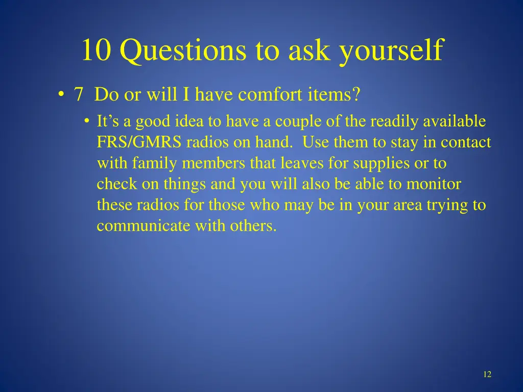 10 questions to ask yourself 8