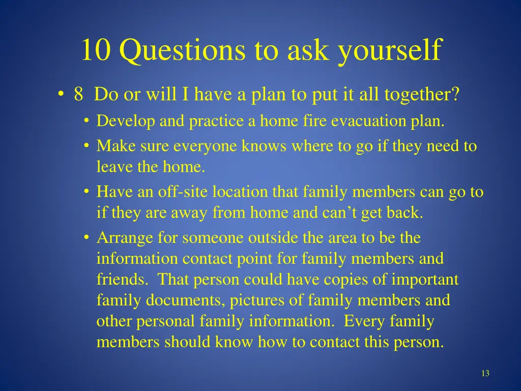 10 questions to ask yourself 9