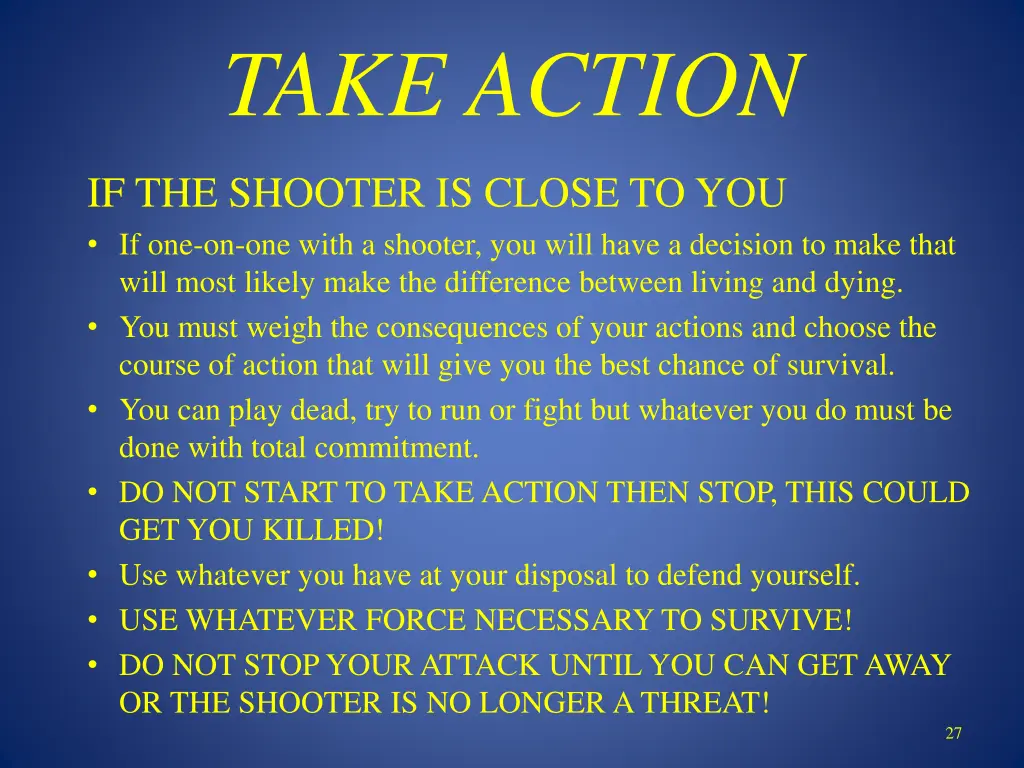 take action 1