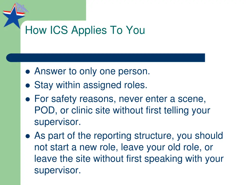 how ics applies to you