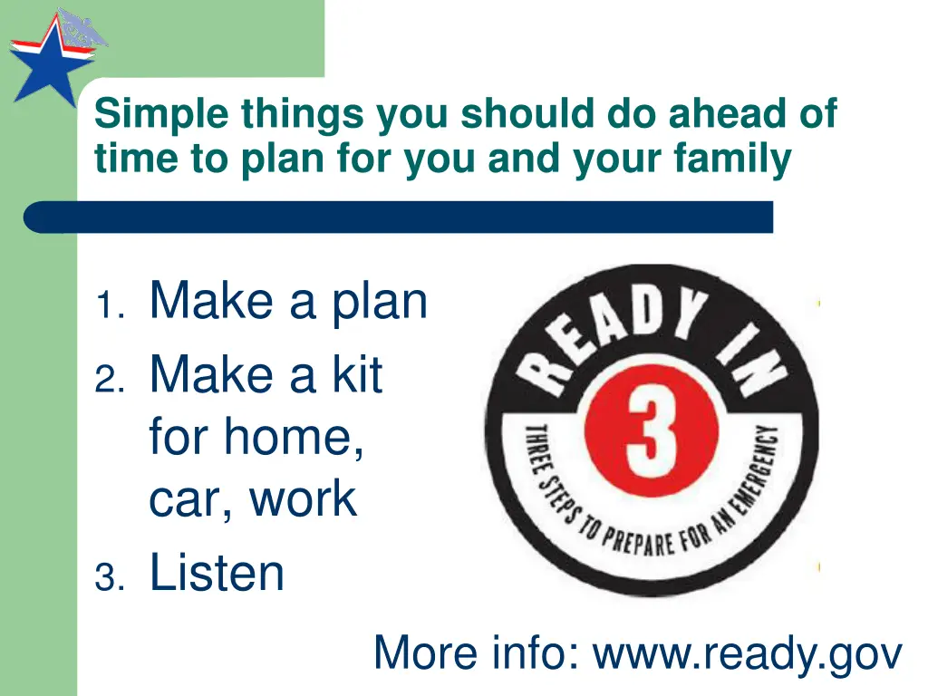 simple things you should do ahead of time to plan