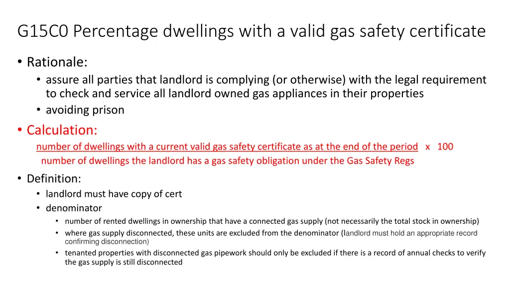 g15c0 percentage dwellings with a valid