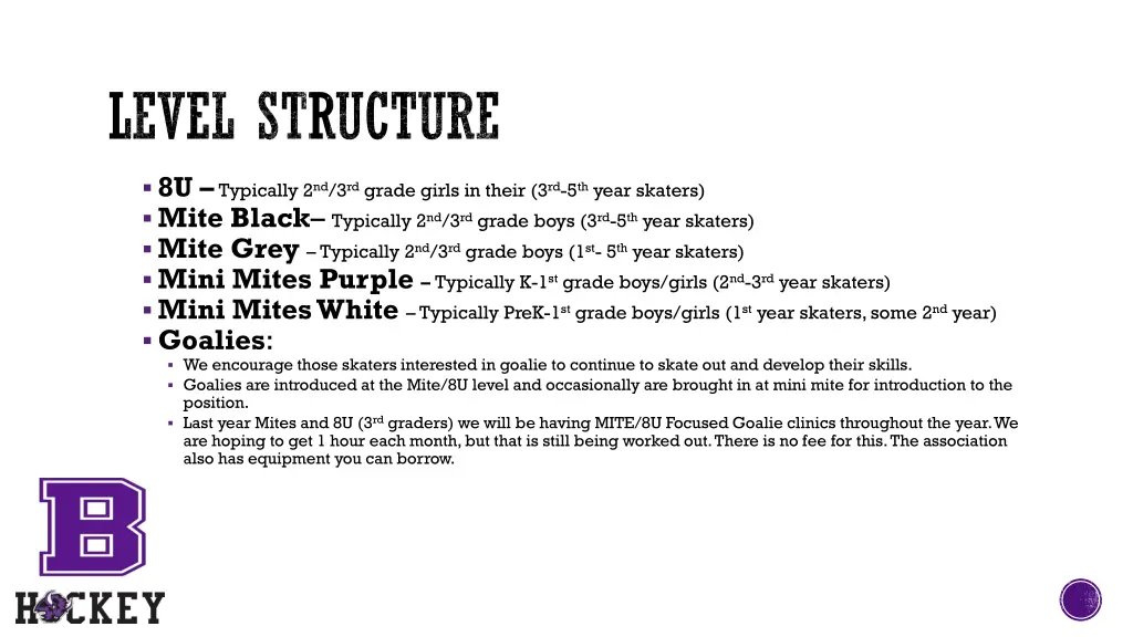 level structure