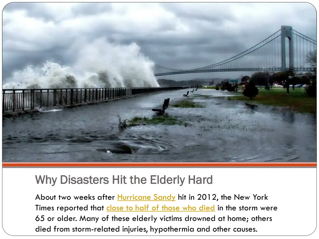 why disasters hit the elderly hard why disasters