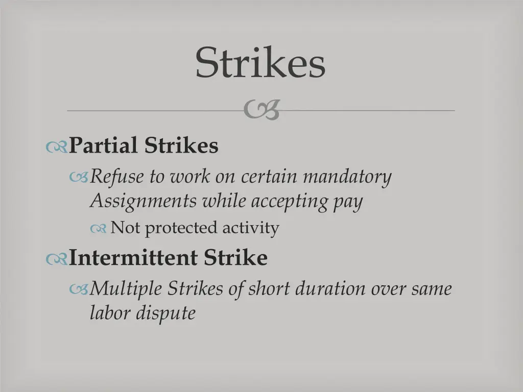 strikes 9