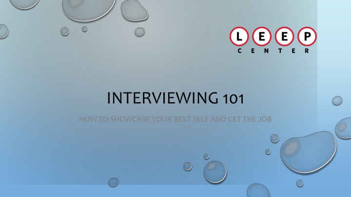 interviewing 101