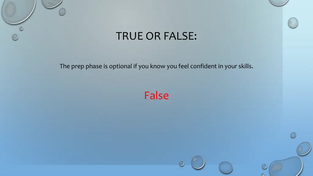 true or false 1