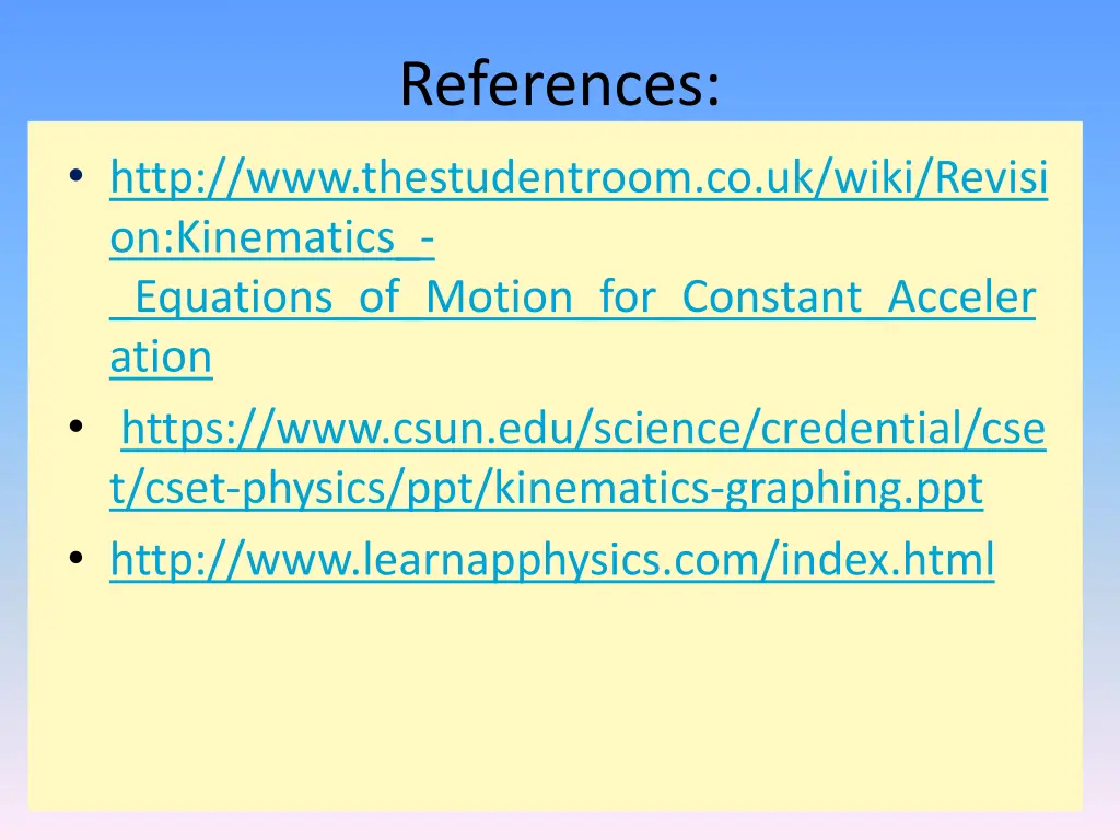 references