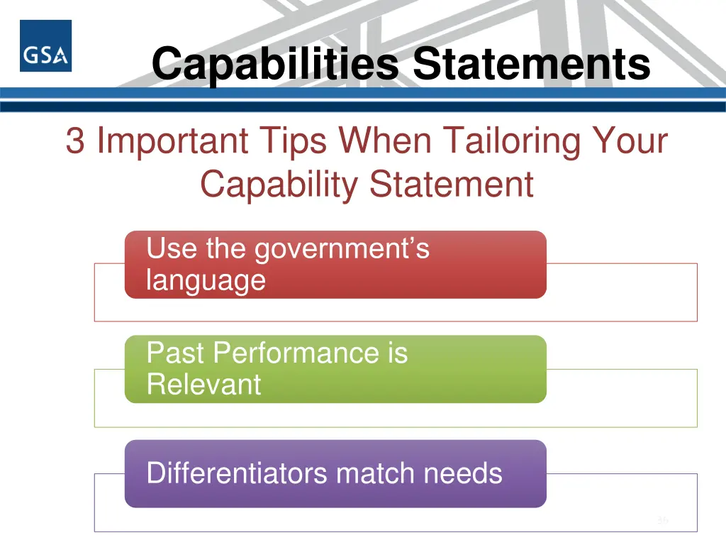 capabilities statements 4