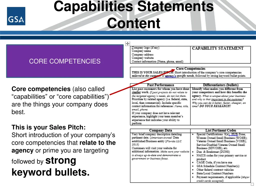 capabilities statements content 1