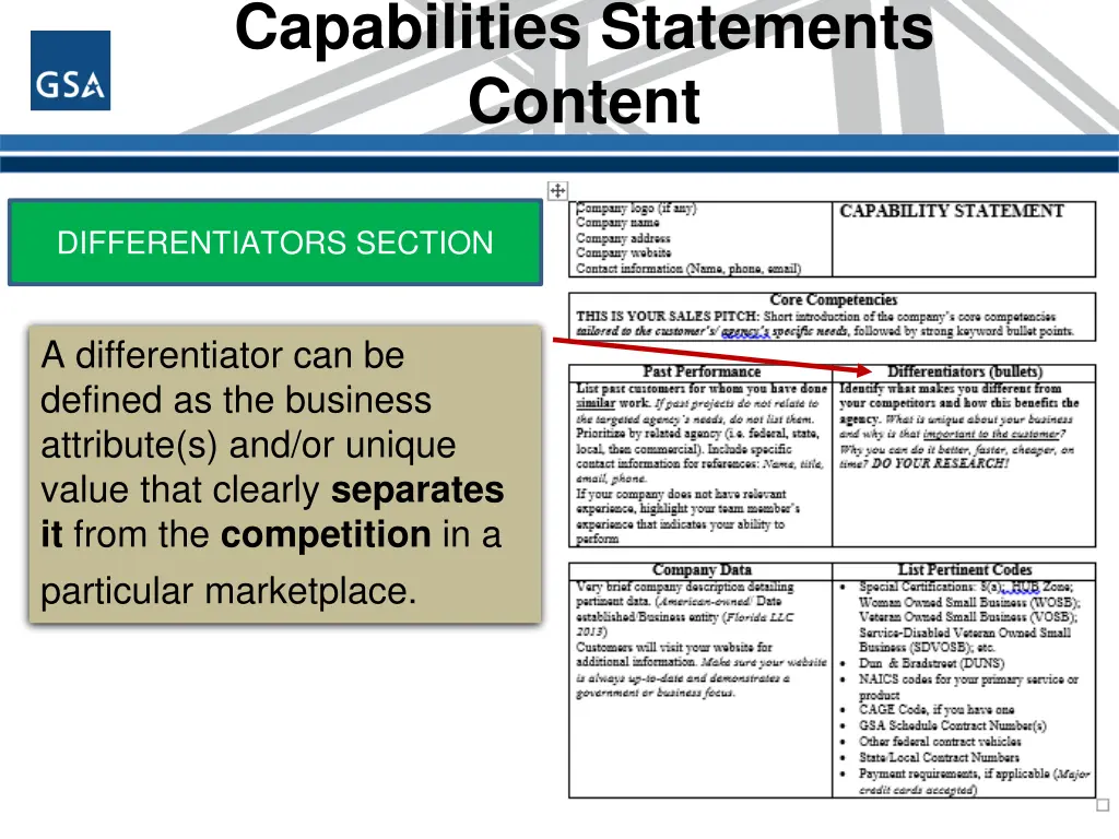 capabilities statements content 3