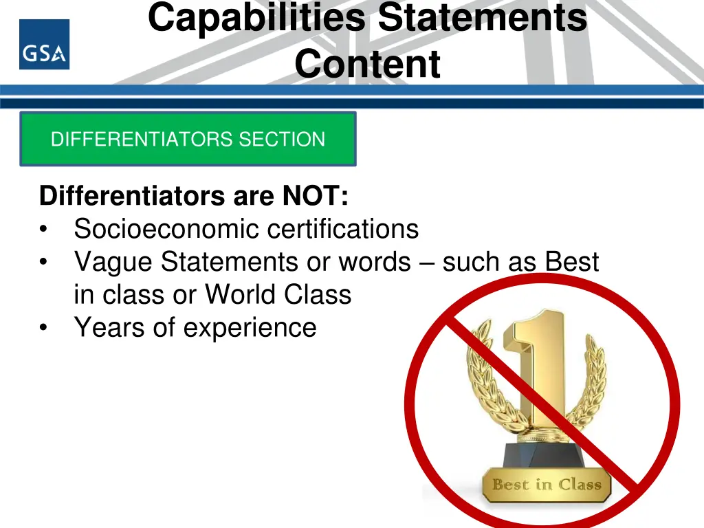 capabilities statements content 8