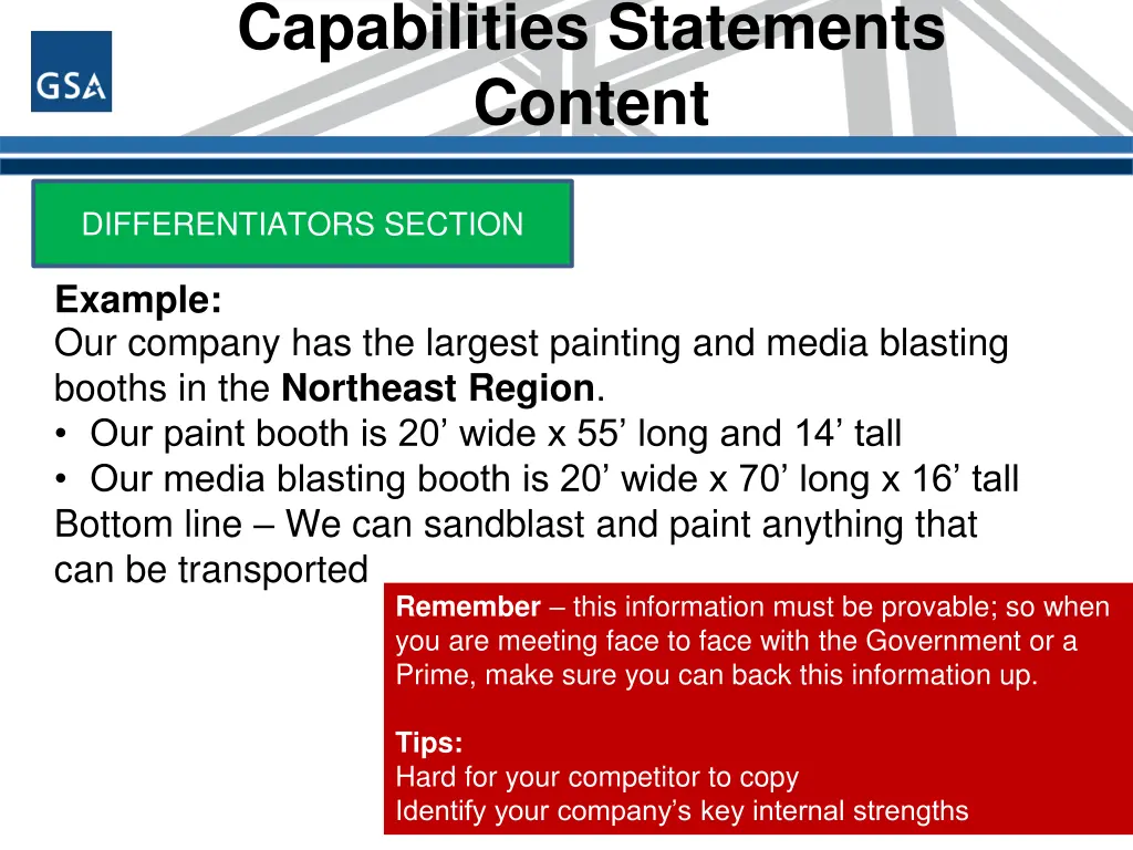 capabilities statements content 9