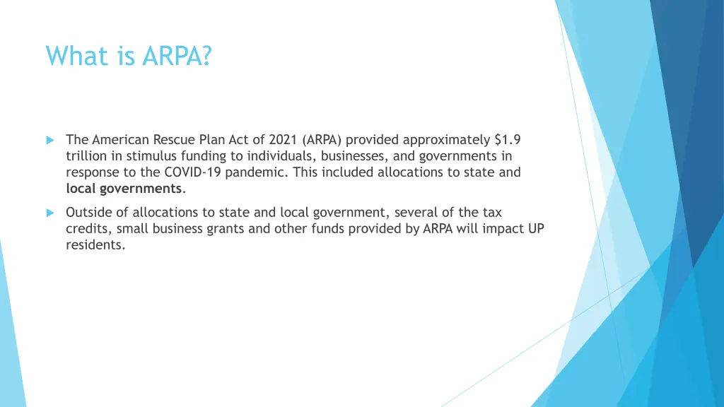 what is arpa