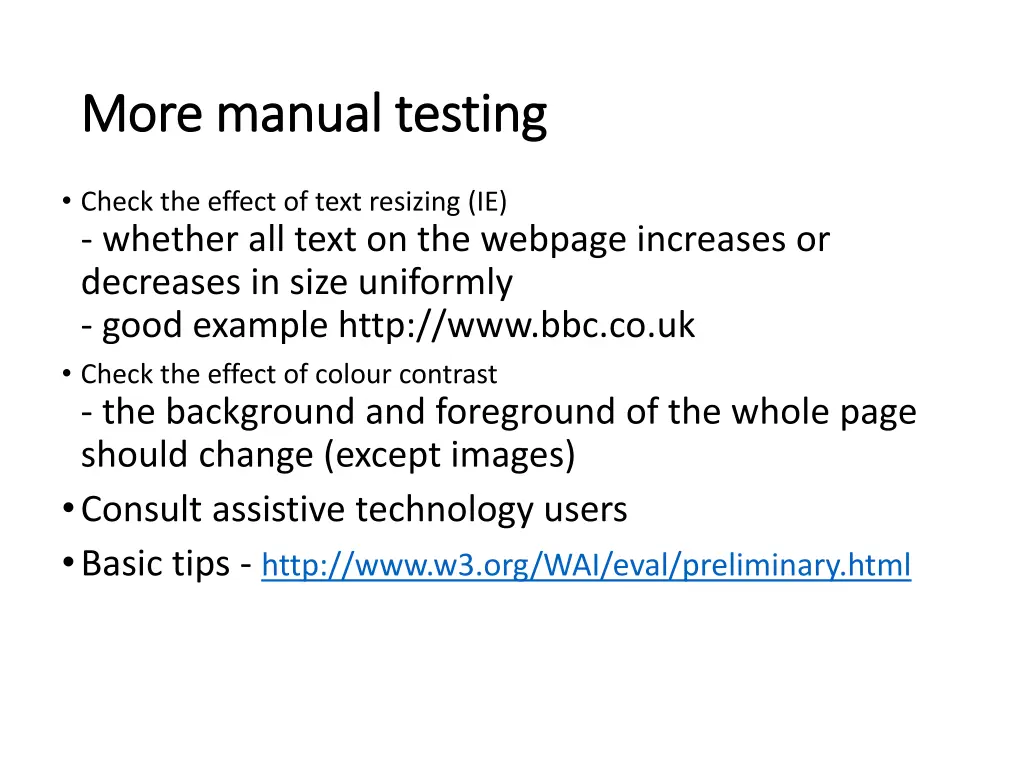 more manual testing more manual testing