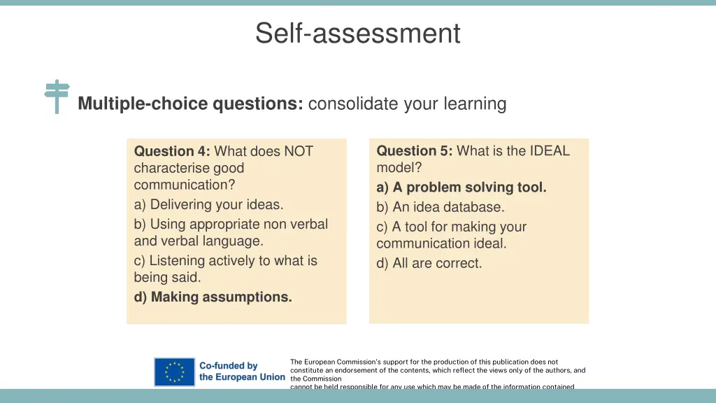 self assessment 3