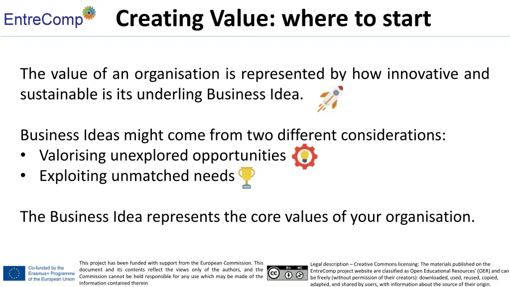 creating value where to start