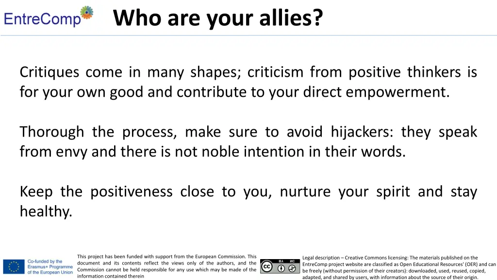 who are your allies