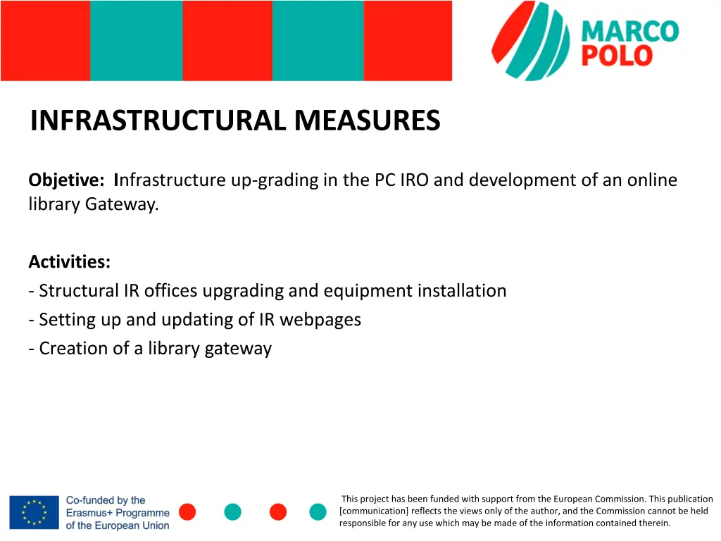 infrastructural measures