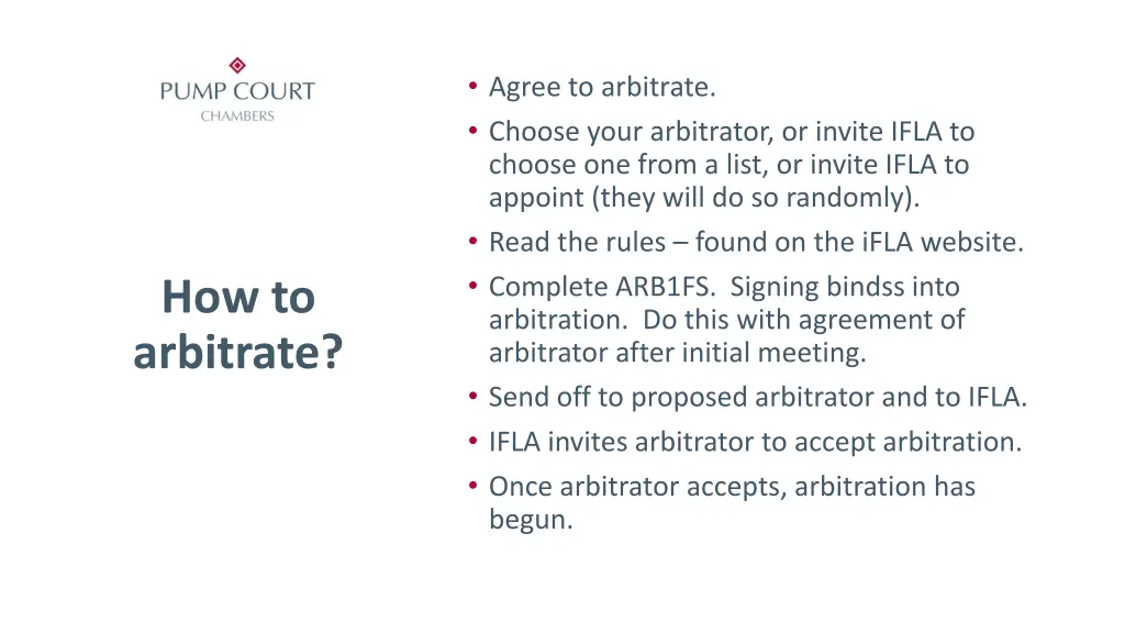 agree to arbitrate choose your arbitrator