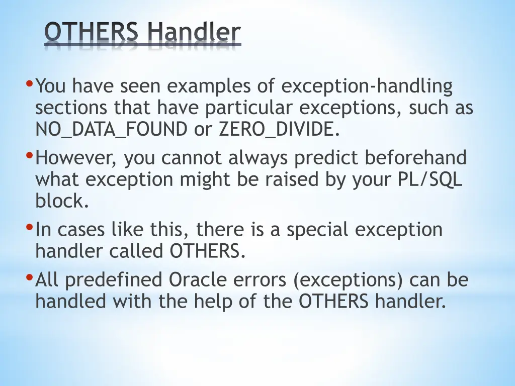 others handler