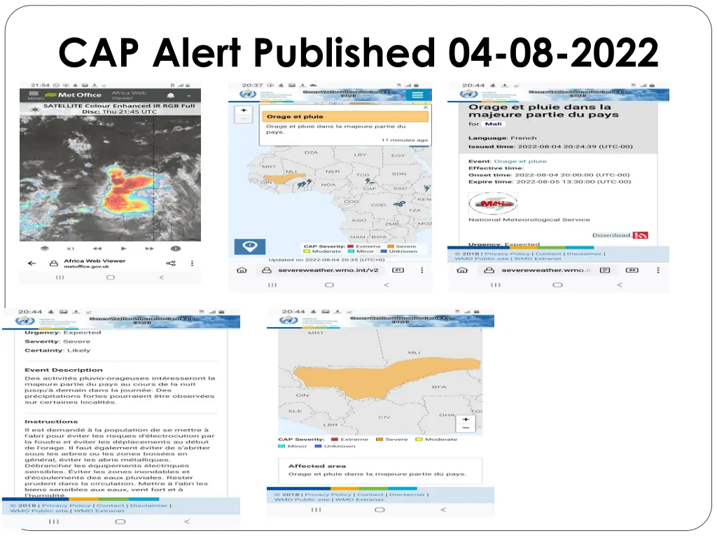 cap alert published 04 08 2022