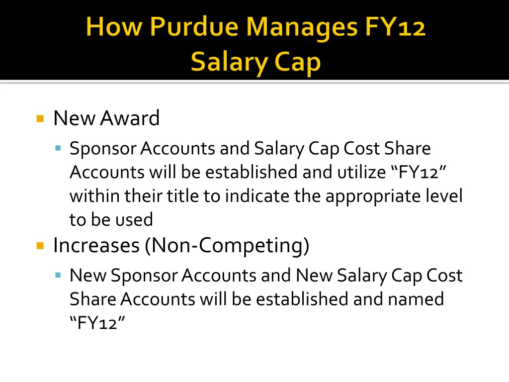 new award sponsor accounts and salary cap cost