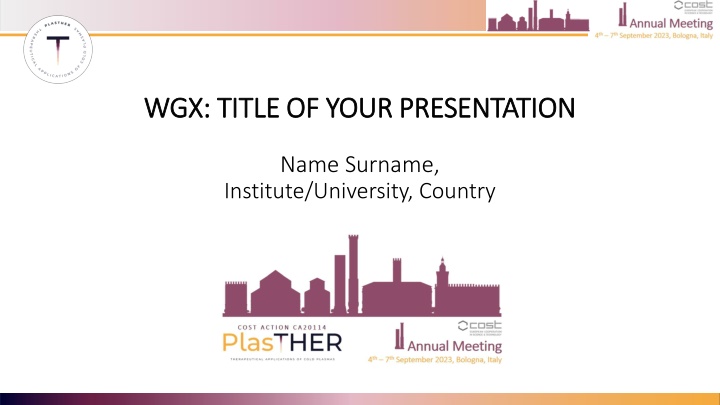 wgx title of your presentation wgx title of your